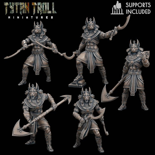 Anubis Guardian Pack by Tytan Troll Miniatures