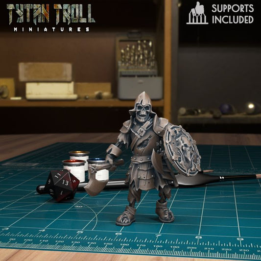 Armoured Skeleton 18 by Tytan Troll Miniatures