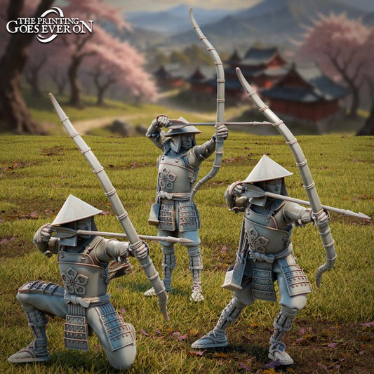 Ashigaru Bowmen by The Printing Goes Ever On