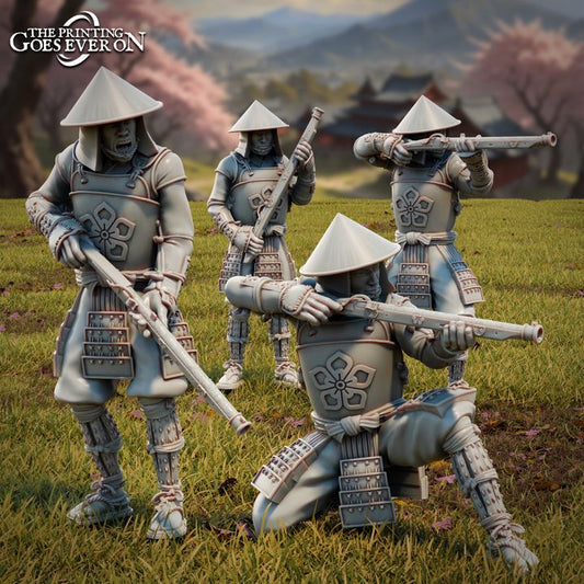 Ashigaru Gunmen by The Printing Goes Ever On