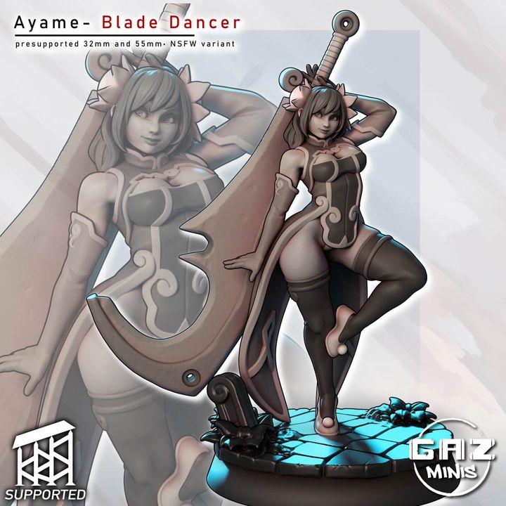 Ayame the Blade Dancer by Gaz Minis