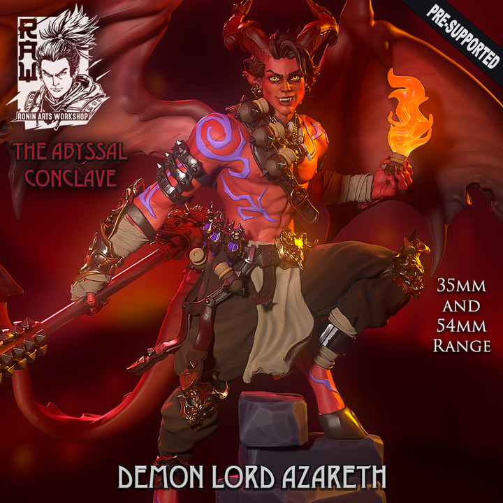 Demon Lord Azareth by Ronin Arts Workshop