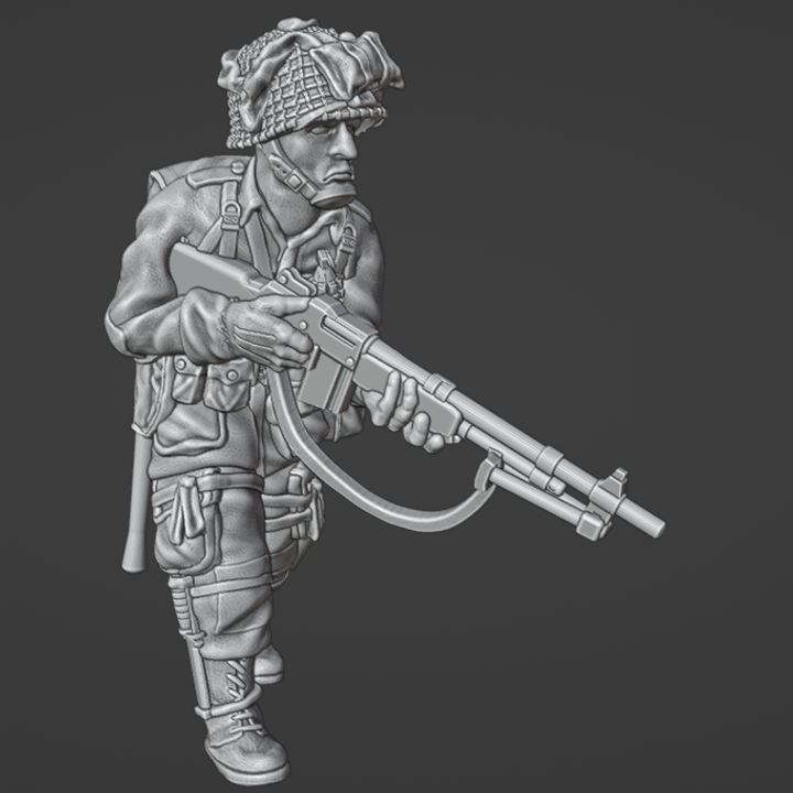 WW2 28mm US Paratrooper With Bar by Colonel Muller