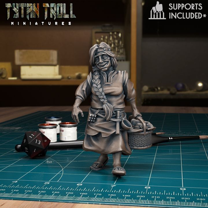 Bella Sunbane by Tytan Troll Miniatures