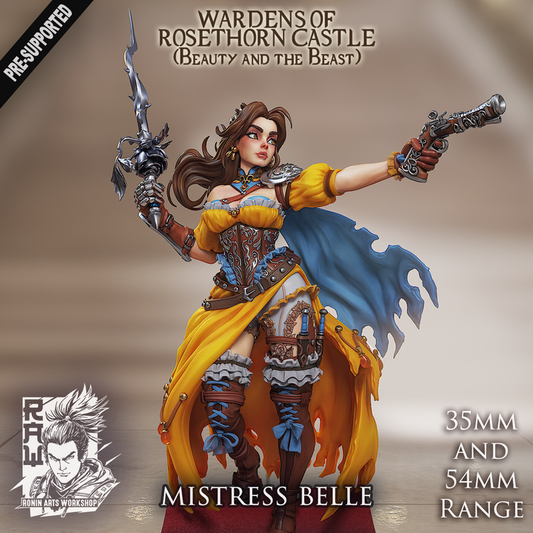Belle - Mistress of Castle Rosethorn - Beauty and the Beast by Ronin Arts Workshop