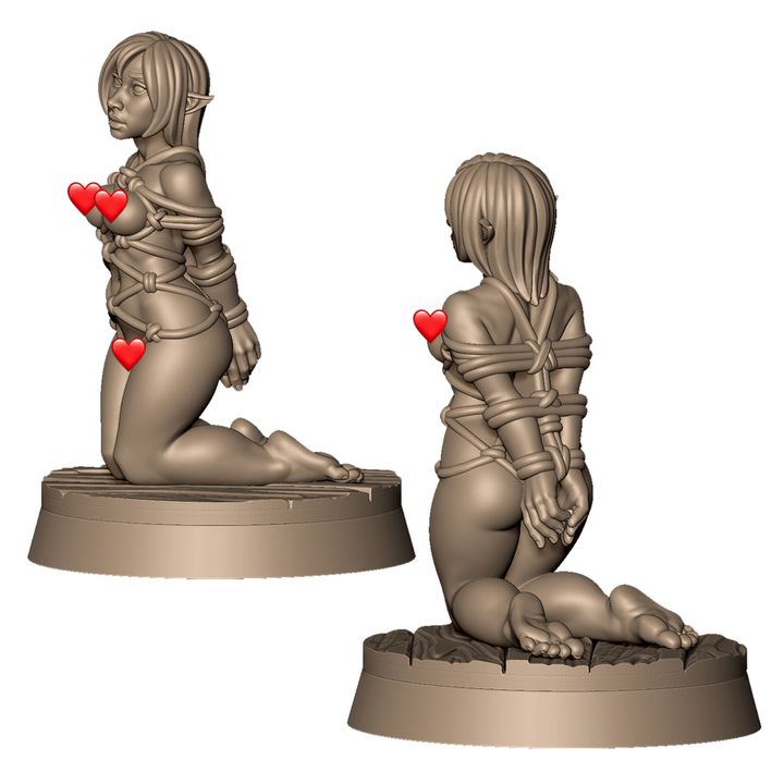 BDSM Bondage lady C NSFW by Menagerie Miniature (18+)