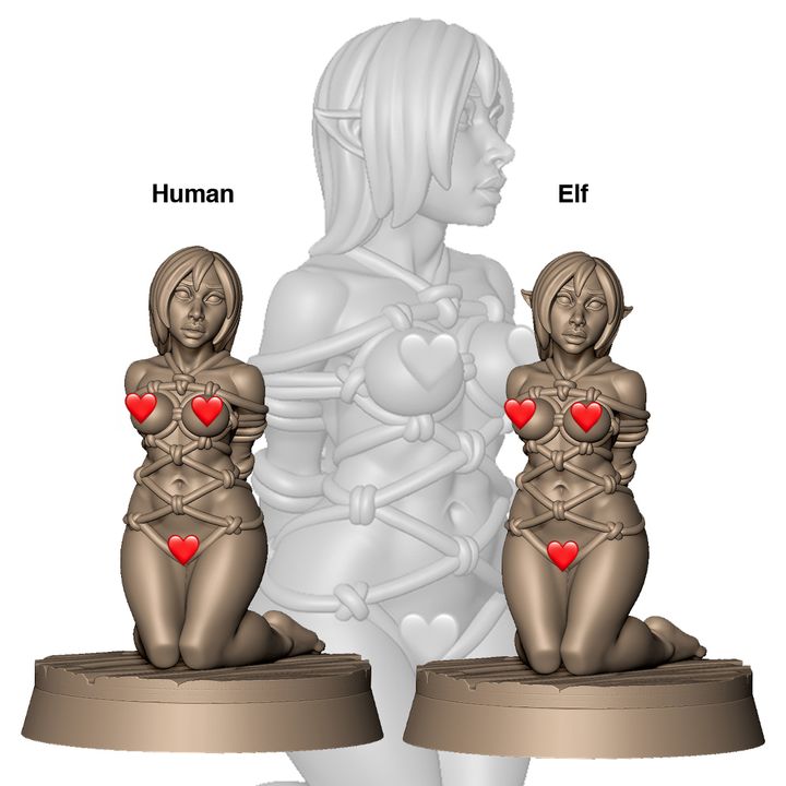 BDSM Bondage lady C NSFW by Menagerie Miniature (18+)