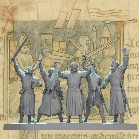 "By These Swans" – Medieval Scottish Warriors Scene