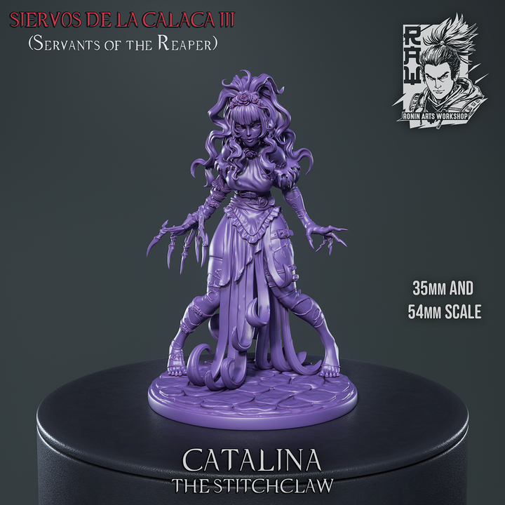 Catalina The Stitchclaw - Dia De Muertos Catrina Ragdoll by Ronin Arts Workshop