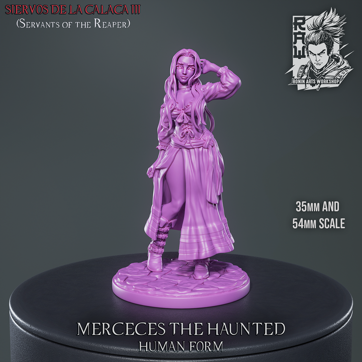 Mercedes The Haunted - Dual Form Peasant (Were-Coyote) by Ronin Arts Workshop