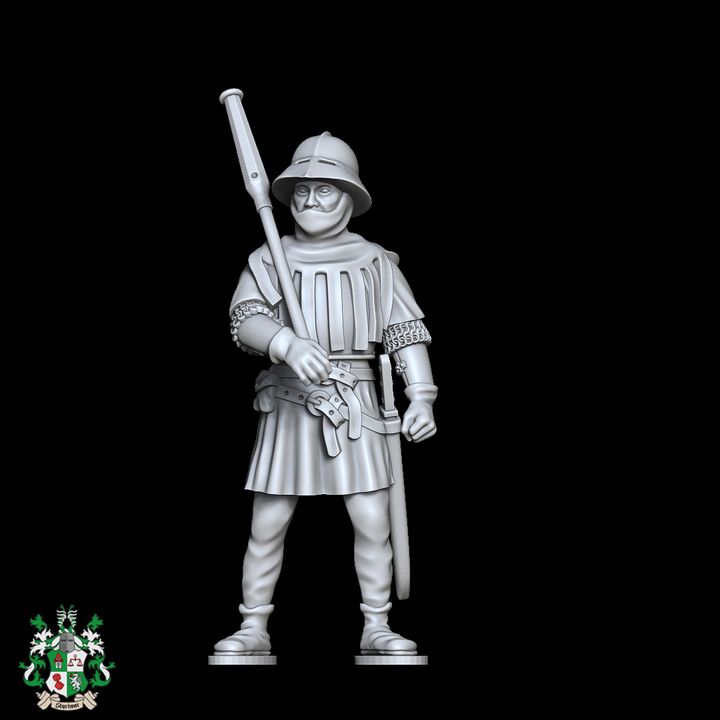 Late Medieval City Watch 3 (Crossbowman/Handgunner/Melee) by Styriwar.