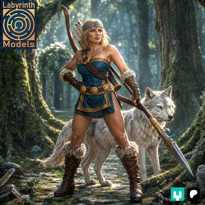 Priestess of Skadi by Labyrinth Models