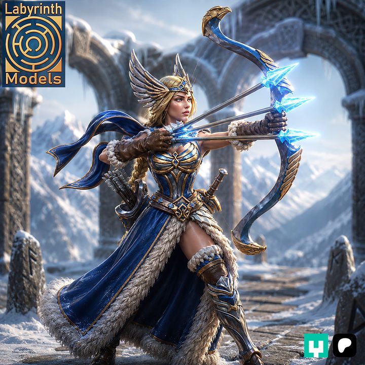 Valkyrie Archer Champion by Labyrinth Models