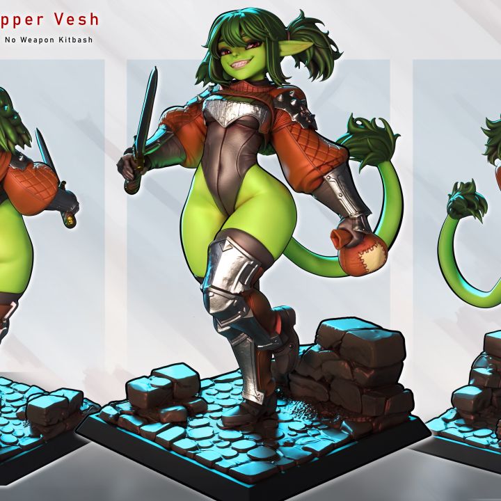 Copper Vesh – Goblin Bandit by Gaz Minis