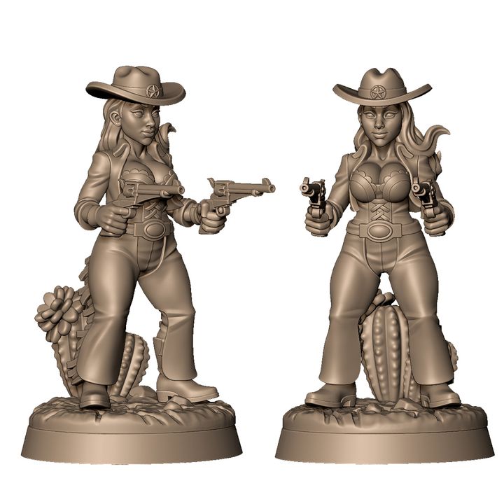 Female cowgirl sheriff +NSFW by Menagerie Miniature