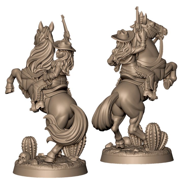 Female cowgirl sheriff +NSFW by Menagerie Miniature