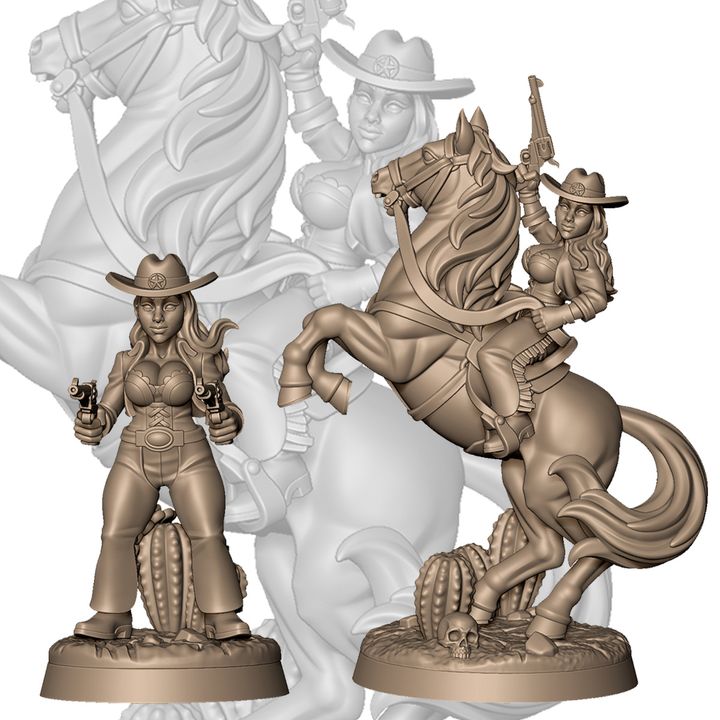 Female cowgirl sheriff +NSFW by Menagerie Miniature