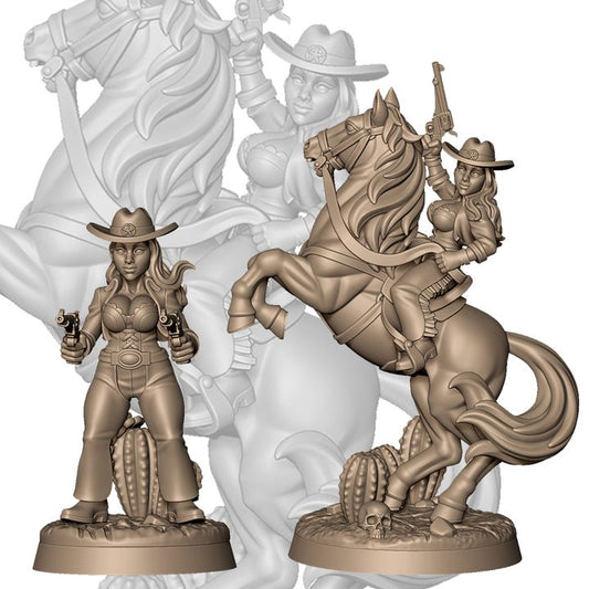 Female cowgirl sheriff +NSFW by Menagerie Miniature