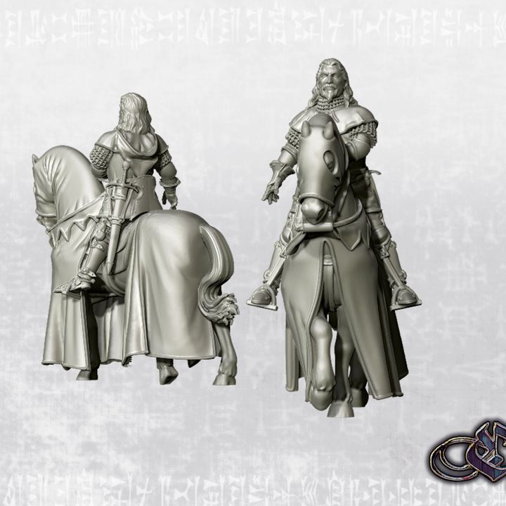 “Bishop's Envy on Warhorse – 14th century” by Ezipion miniatures