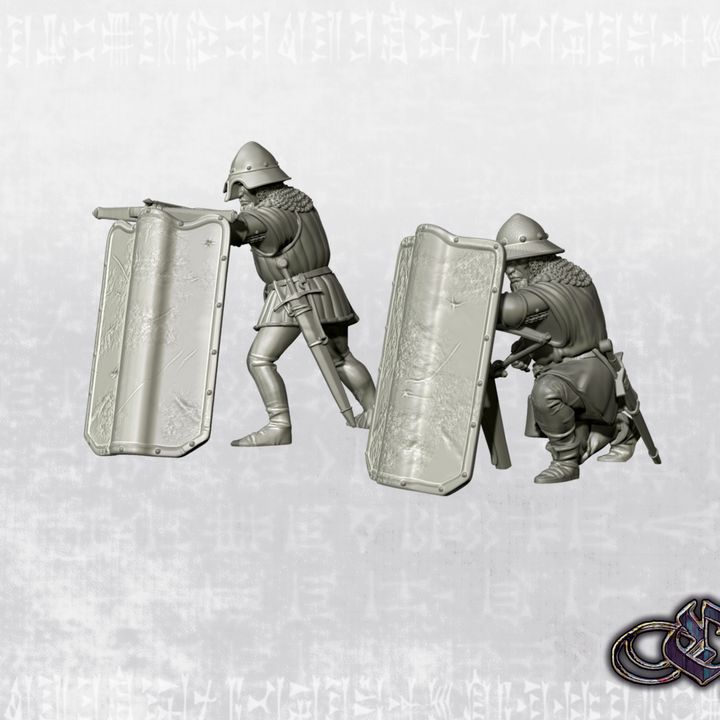 “Bohemian Crossbowmen – 14th century” by Ezipion miniatures