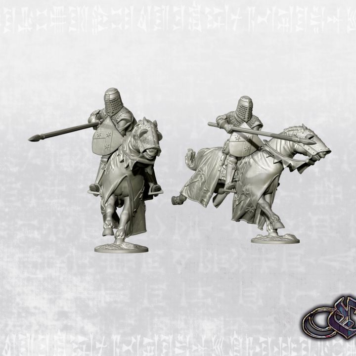 “Sir Reginald Cobham on Warhorse”. Mid. 14th century” by Ezipion miniatures