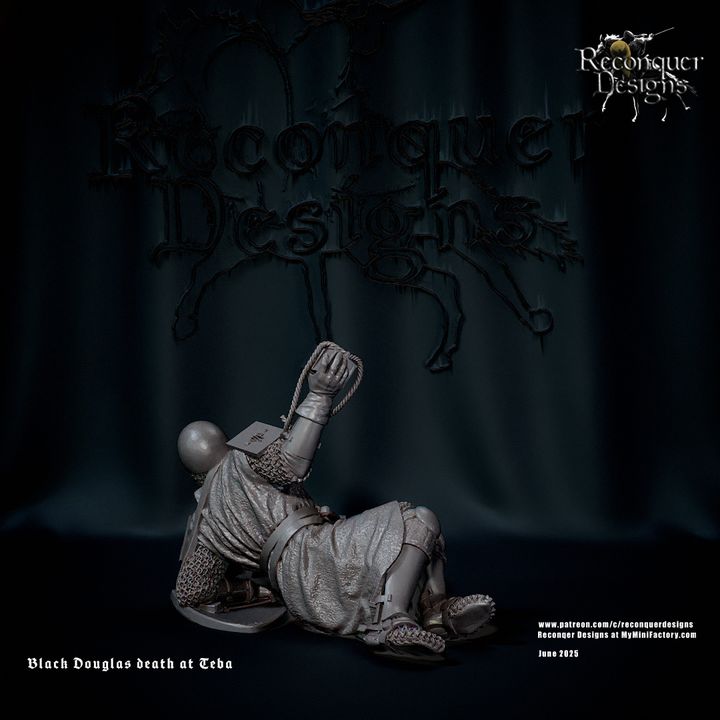 James the Black Douglas death at Teba by Reconquer Designs