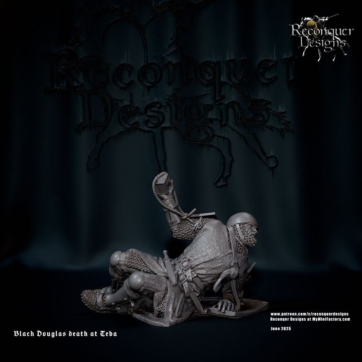 James the Black Douglas death at Teba by Reconquer Designs