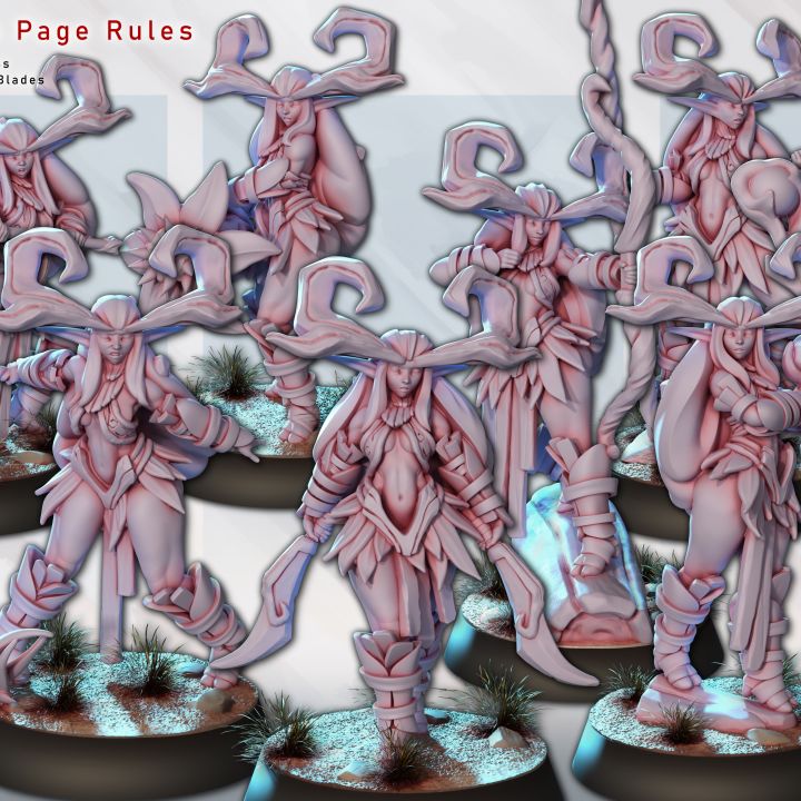 Dryad Squad – One Page Rules by Gaz Minis