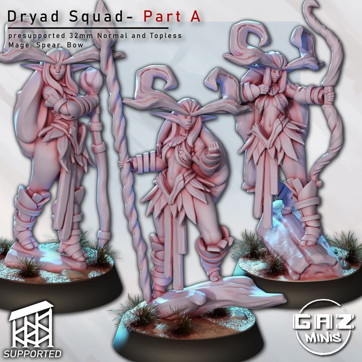 Dryad squad Part A by Gaz Minis
