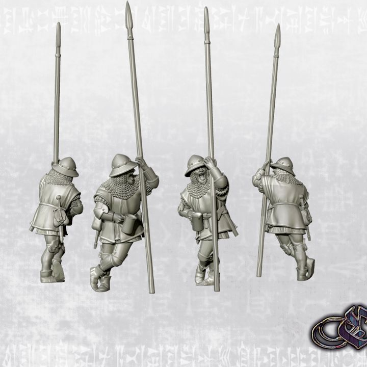 “Soldiers – drink & fun – 14th century” by Ezipion miniatures
