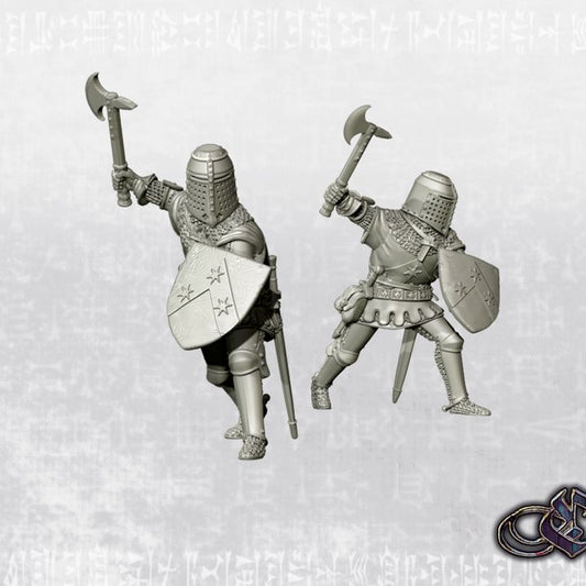 “Sir Reginald Cobham on foot – 14th century” by Ezipion miniatures