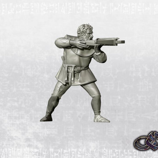 “Sailor crewman with Crossbow – 14th century” by Ezipion miniatures