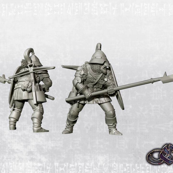 “Venetian Infantrymen embarked – 14th century” by Ezipion miniatures