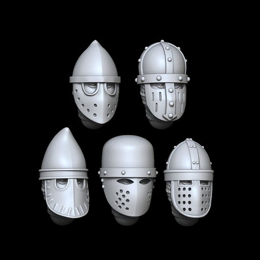 Early Enclosed Helmets by Styriwar