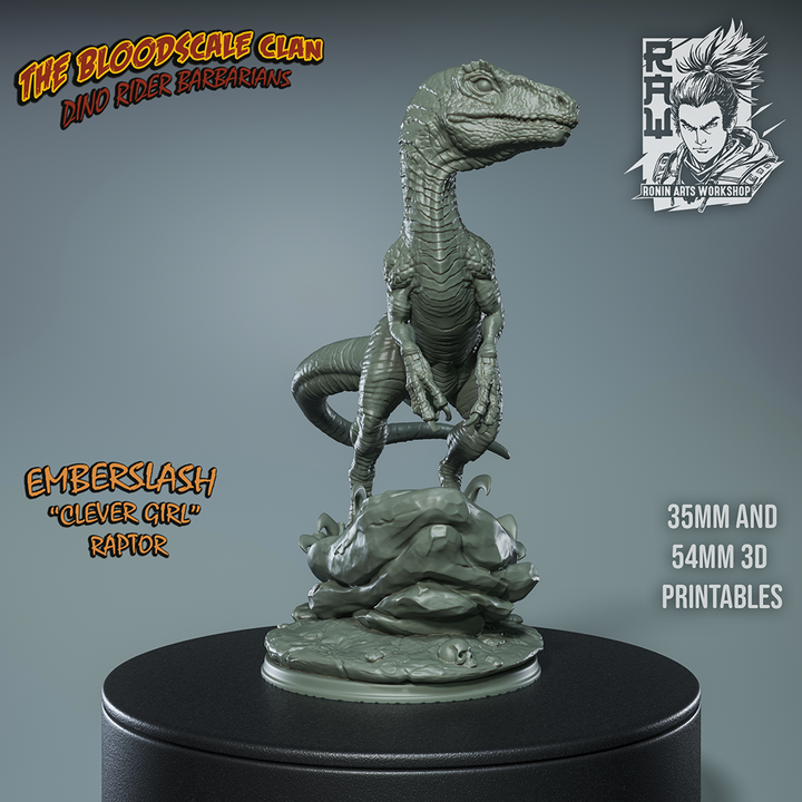 Blazetalon and Emberslash - Velociraptors by Ronin Arts Workshop