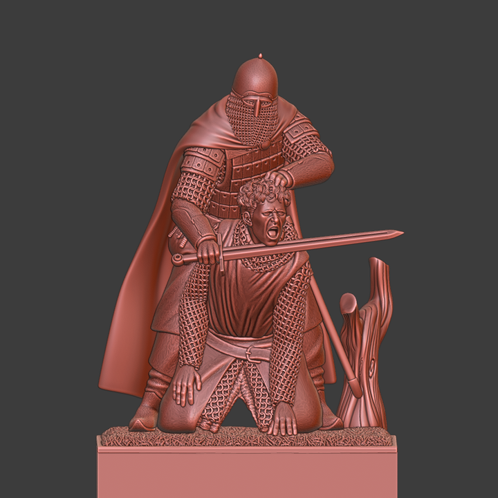 Kievan Rus Knight Executing a Crusader.