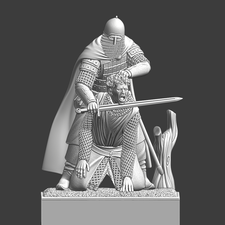 Kievan Rus Knight Executing a Crusader.