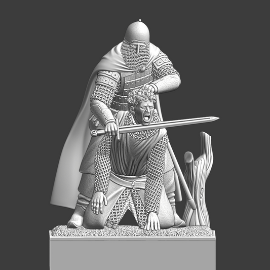 Kievan Rus Knight Executing a Crusader.