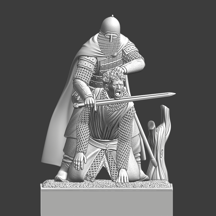 Kievan Rus Knight Executing a Crusader.