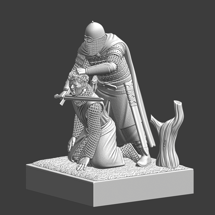 Kievan Rus Knight Executing a Crusader.