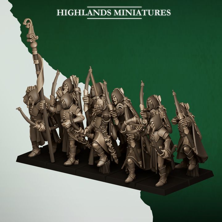 Feral Archers by Highlands Miniatures