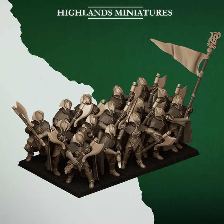 Feral Spearmen by Highlands Miniatures