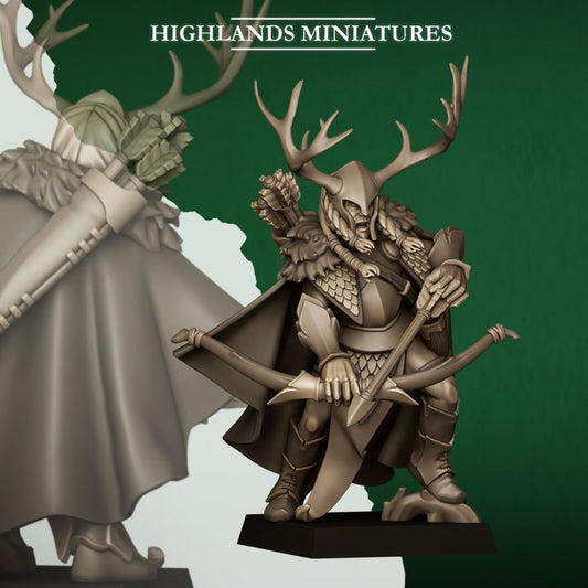 Feral Elf Highborn by Highlands Miniatures