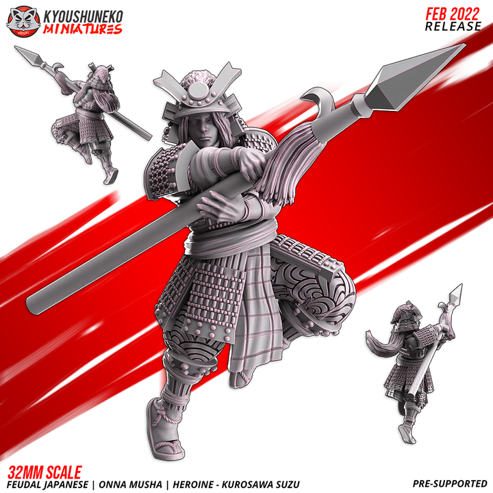 Onna Musha, Heroine, Kurosawa Suzu by Kyoushuneko Miniatures
