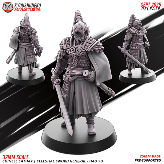 Celestial Sword General Hao Yu by Kyoushuneko Miniatures