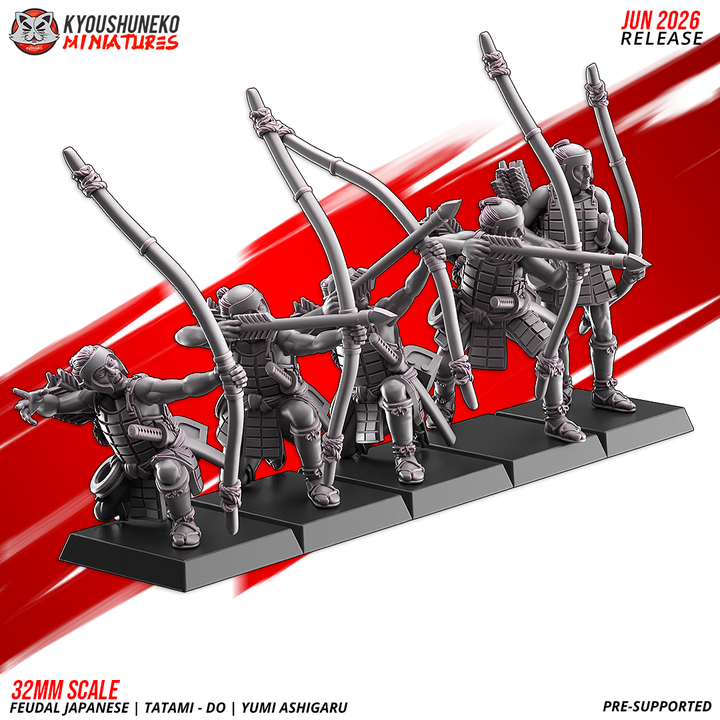 Tatami-dō Yumi Ashigaru 2 by Kyoushuneko Miniatures