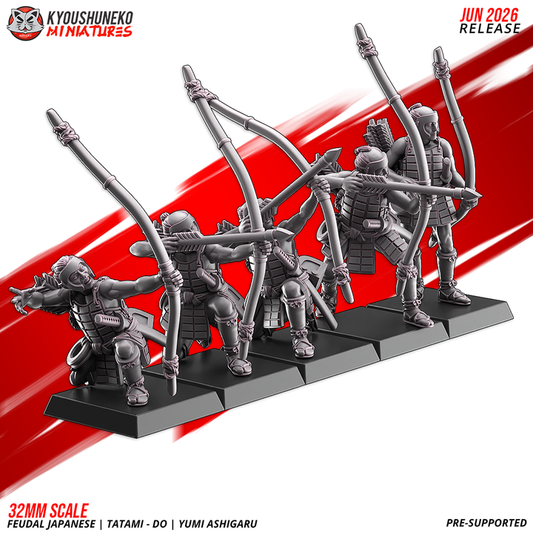 Tatami-dō Yumi Ashigaru 2 by Kyoushuneko Miniatures