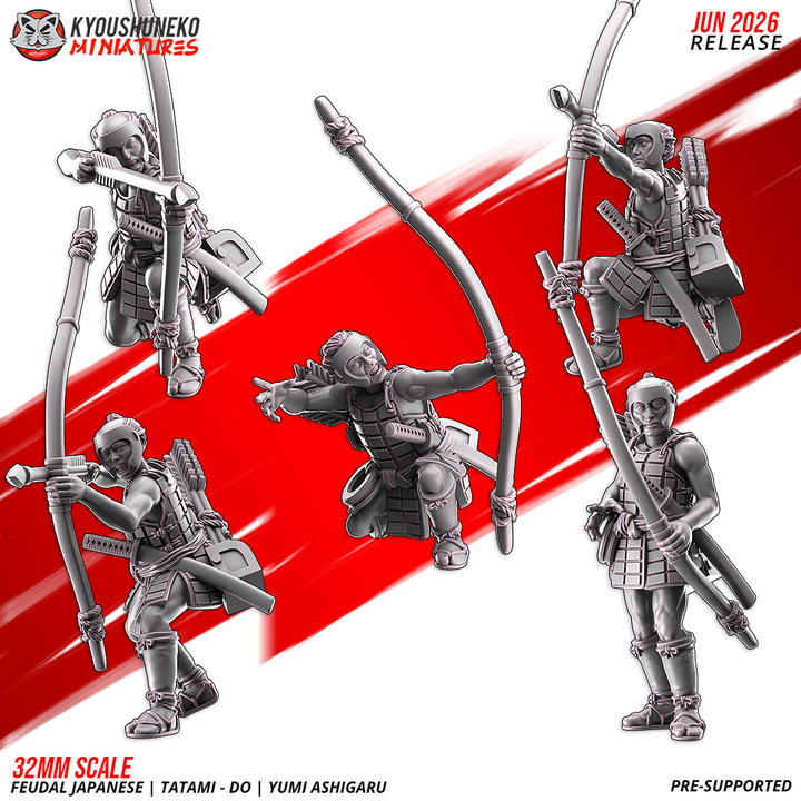 Tatami-dō Yumi Ashigaru 1 by Kyoushuneko Miniatures