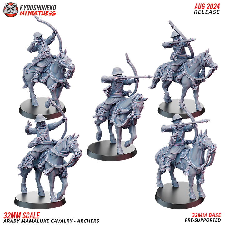 Araby Mamaluke Cavalry Archer by Kyoushuneko Miniatures