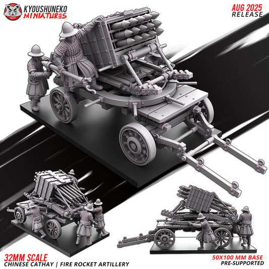 Chinese Cathay Fire Rocket Artillery by Kyoushuneko Miniatures